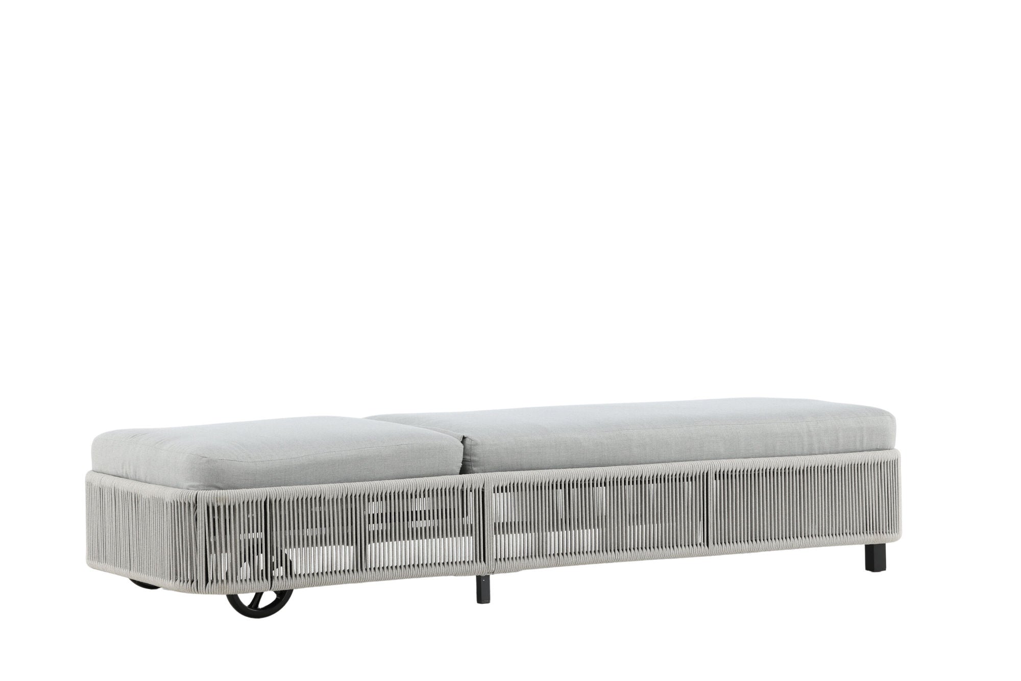 Venture Home Virya - Sun Lounge inc. Cushion- Black / Grey - Rope -