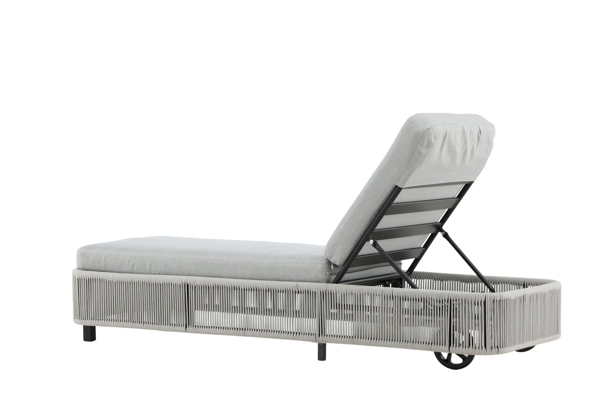 Venture Home Virya - Sun Lounge inc. Cushion- Black / Grey - Rope -