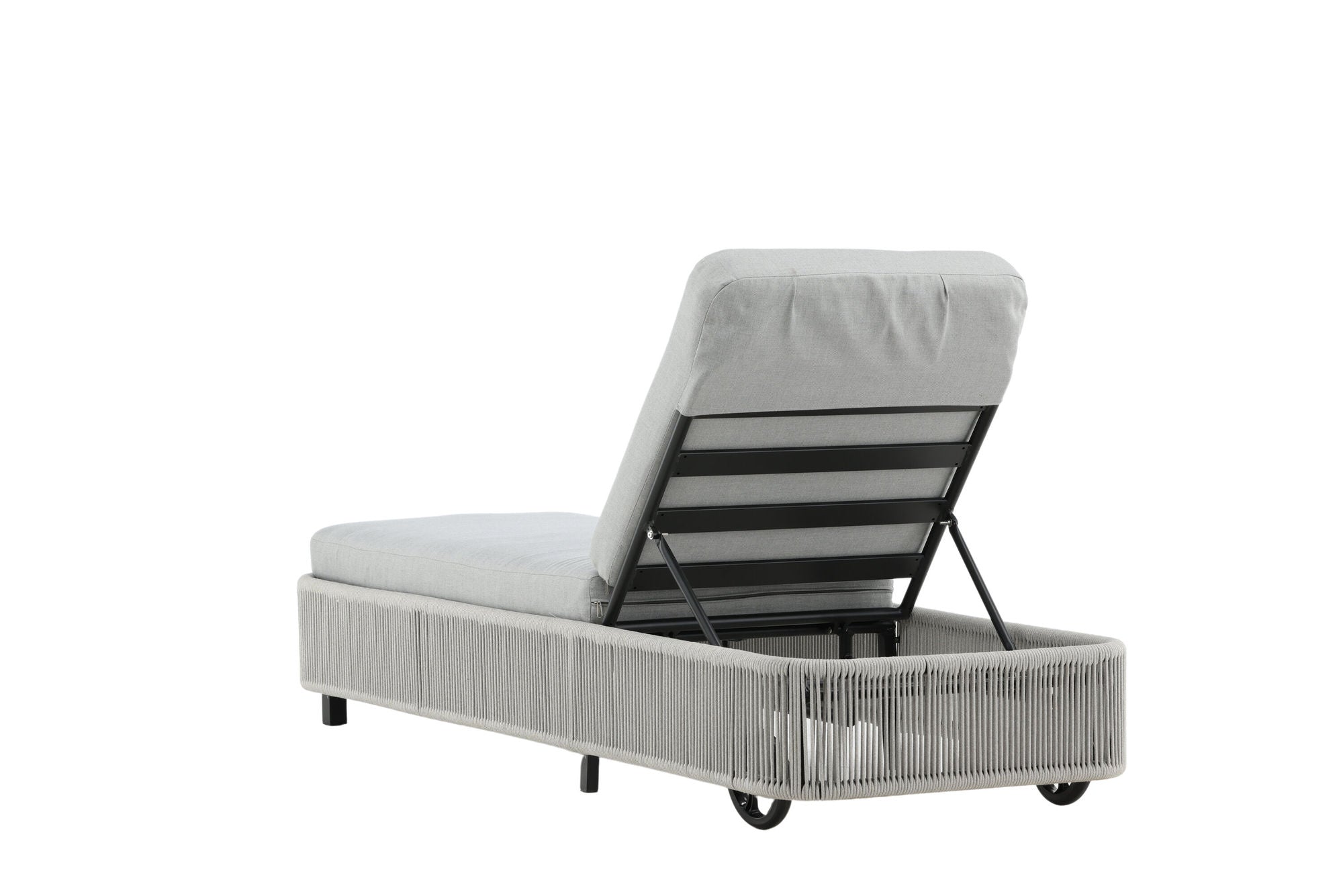Venture Home Virya - Sun Lounge inc. Cushion- Black / Grey - Rope -