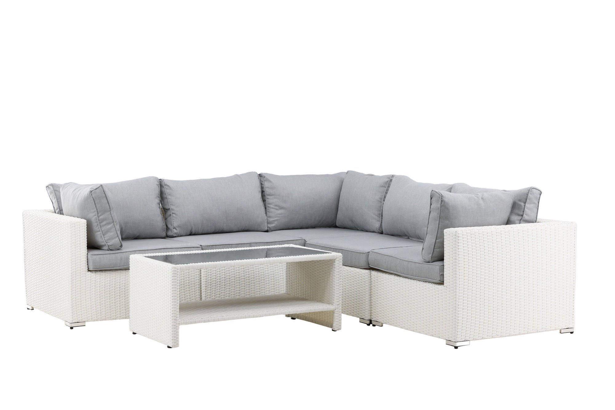 Venture Home Amazon Module Sofa set 3+2+1 - White/Grey