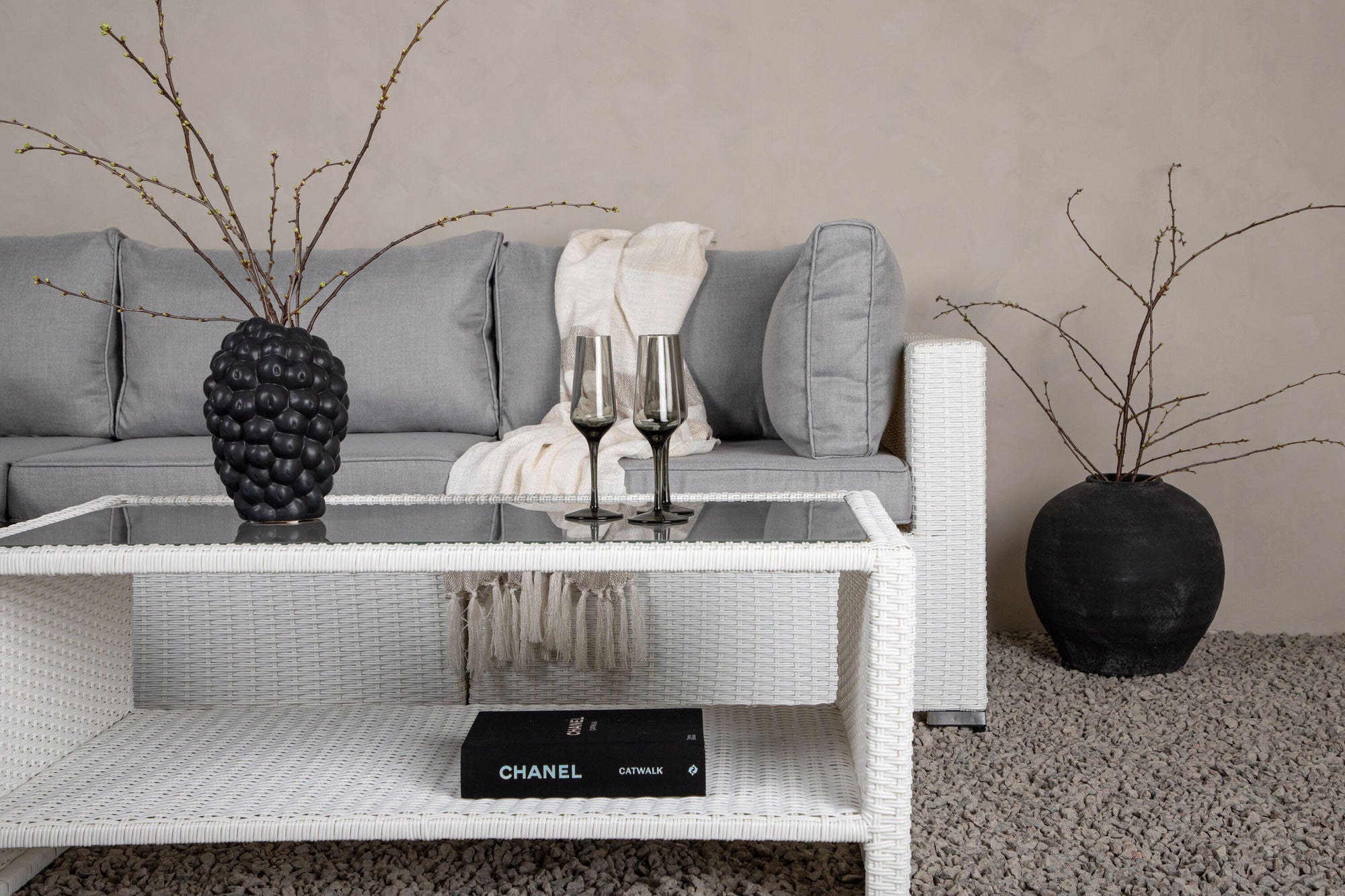 Venture Home Amazon Module Sofa set 3+2+1 - White/Grey