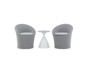 Venture Home Spoga - Lounge Set- White / Grey - -