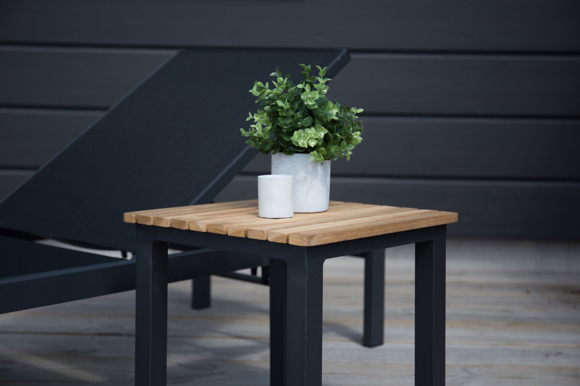 Venture Home Copacabana Sun Lounge 2-pack - Black/Black