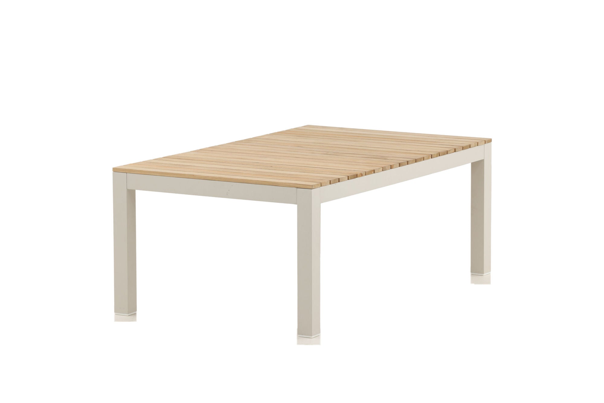 Venture Home Brasilia Sofa bord - Beige alu / teakslats