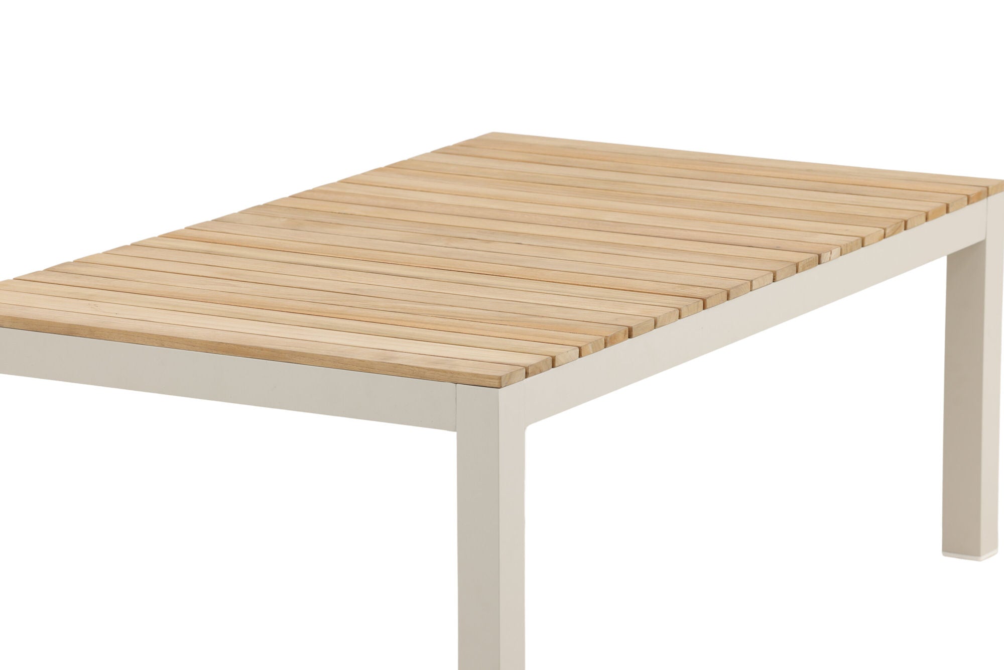 Venture Home Brasilia Sofa bord - Beige alu / teakslats