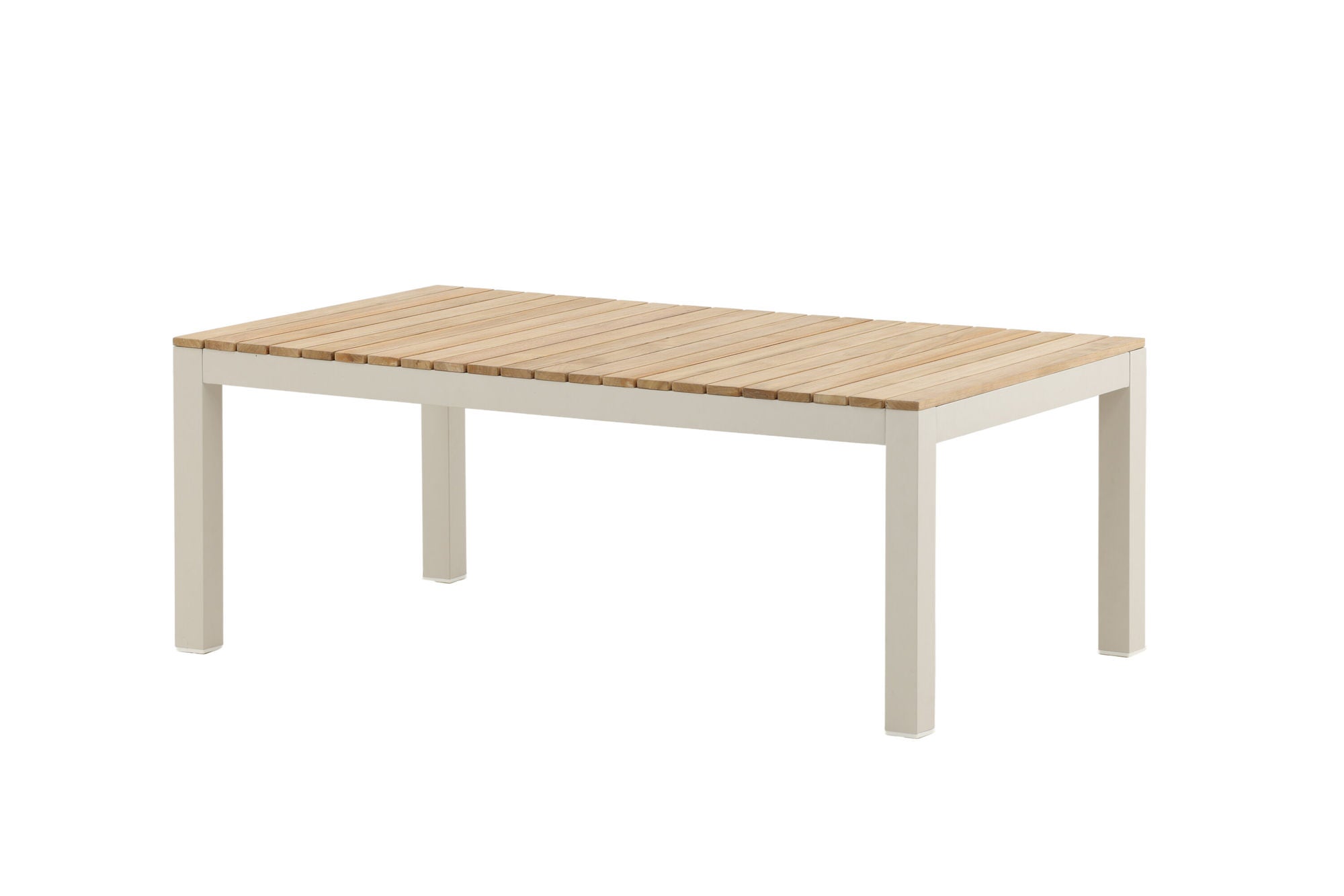 Venture Home Brasilia Sofa bord - Beige alu / teakslats