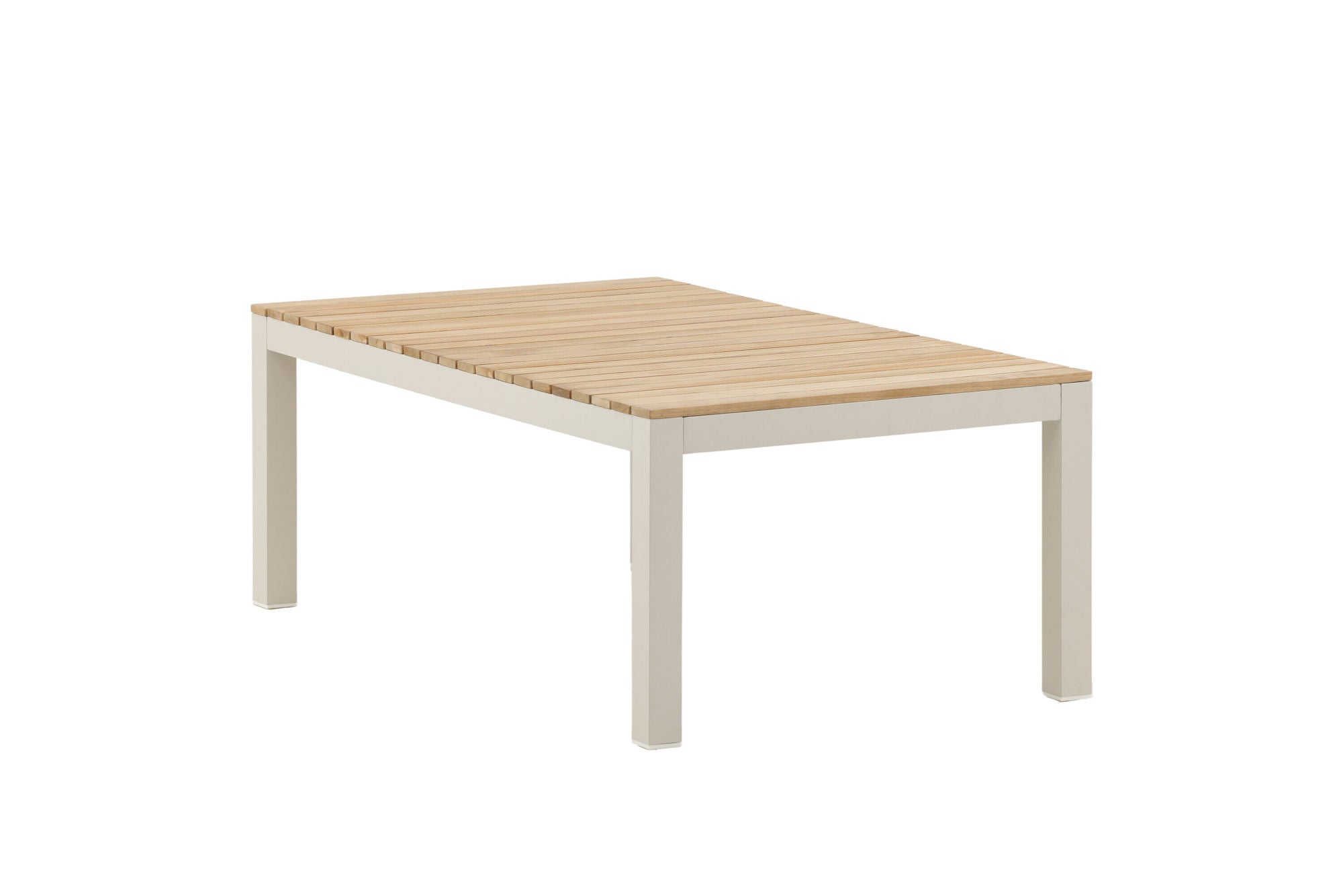 Venture Home Brasilia Sofa bord - Beige alu / teakslats