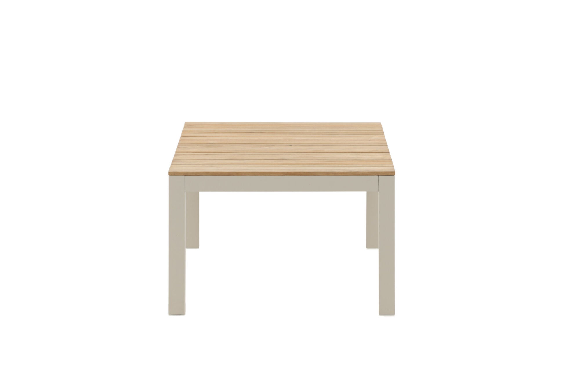 Venture Home Brasilia Sofa bord - Beige alu / teakslats