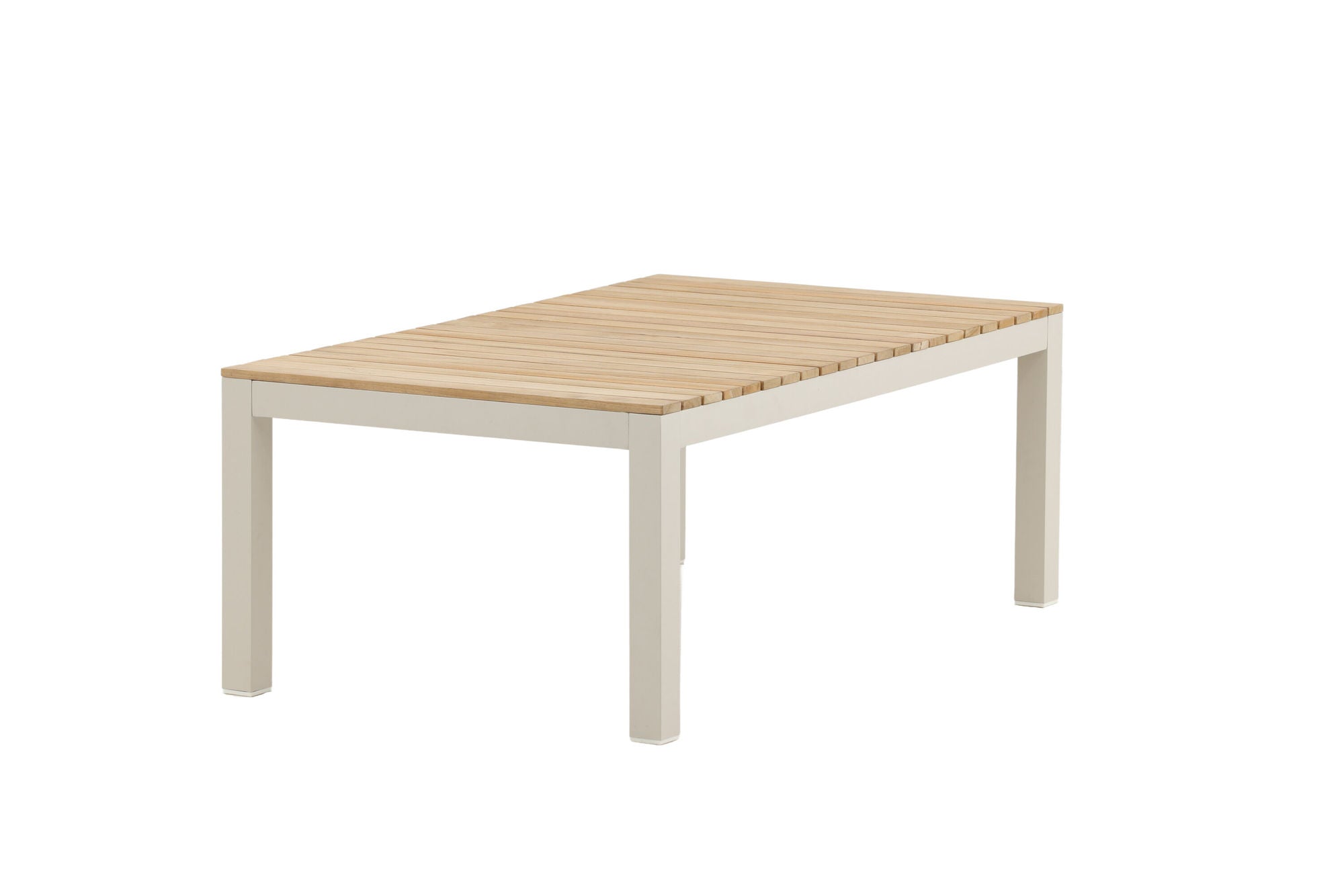 Venture Home Brasilia Sofa bord - Beige alu / teakslats