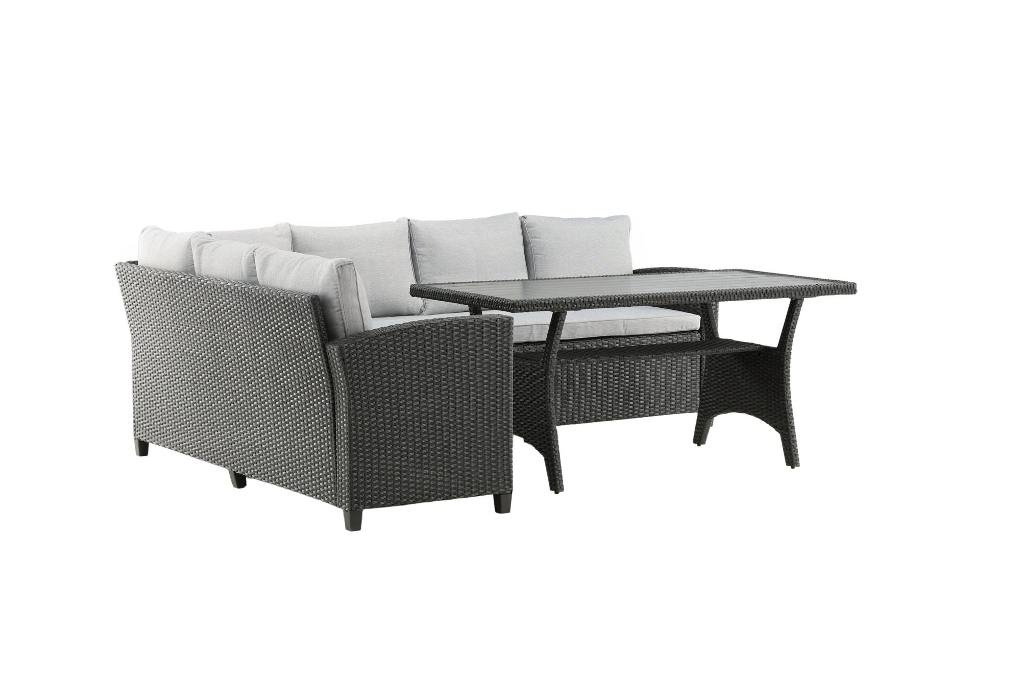 Venture Home Brentwood hjørne sofa - Black/Grey