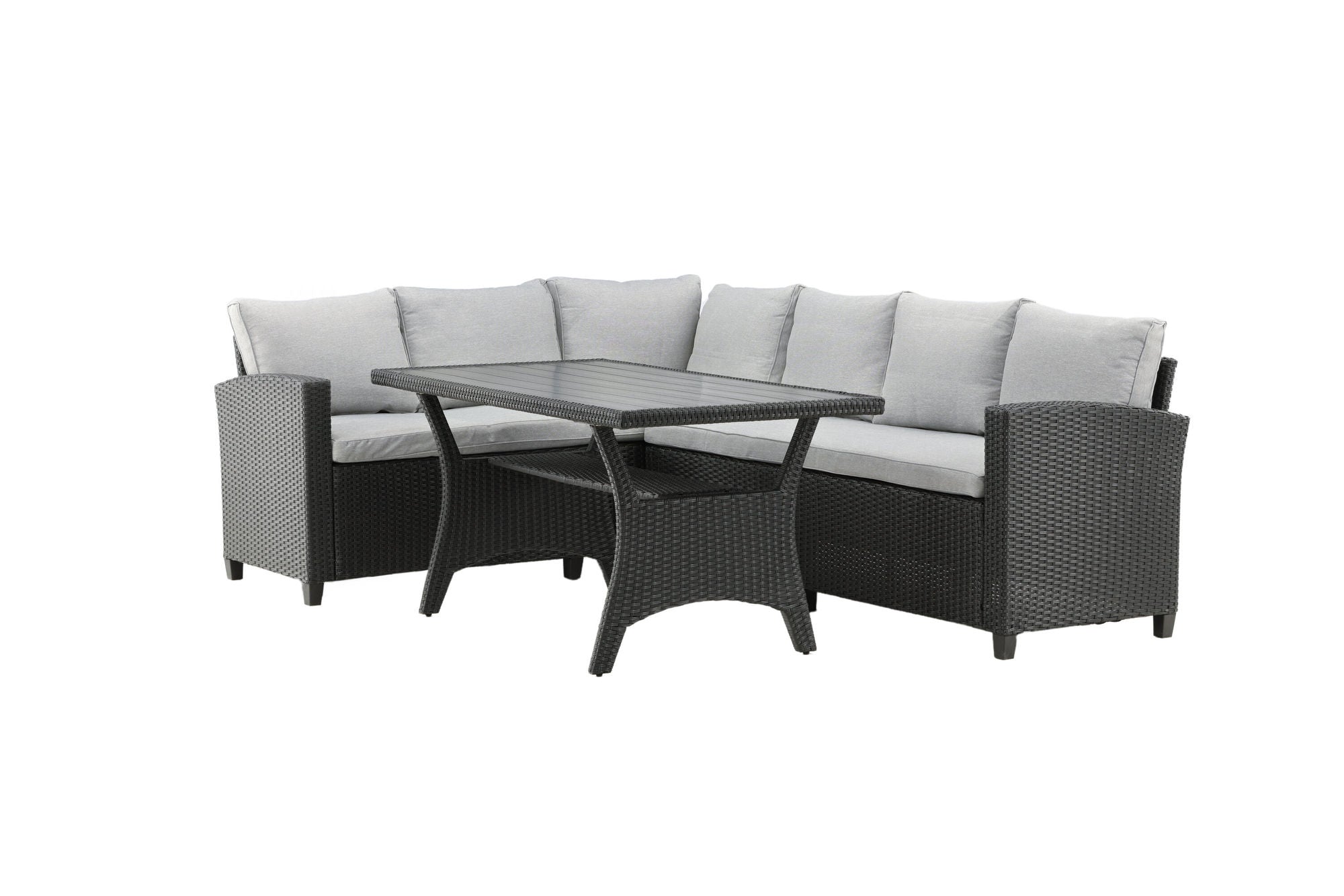 Venture Home Brentwood hjørne sofa - Black/Grey