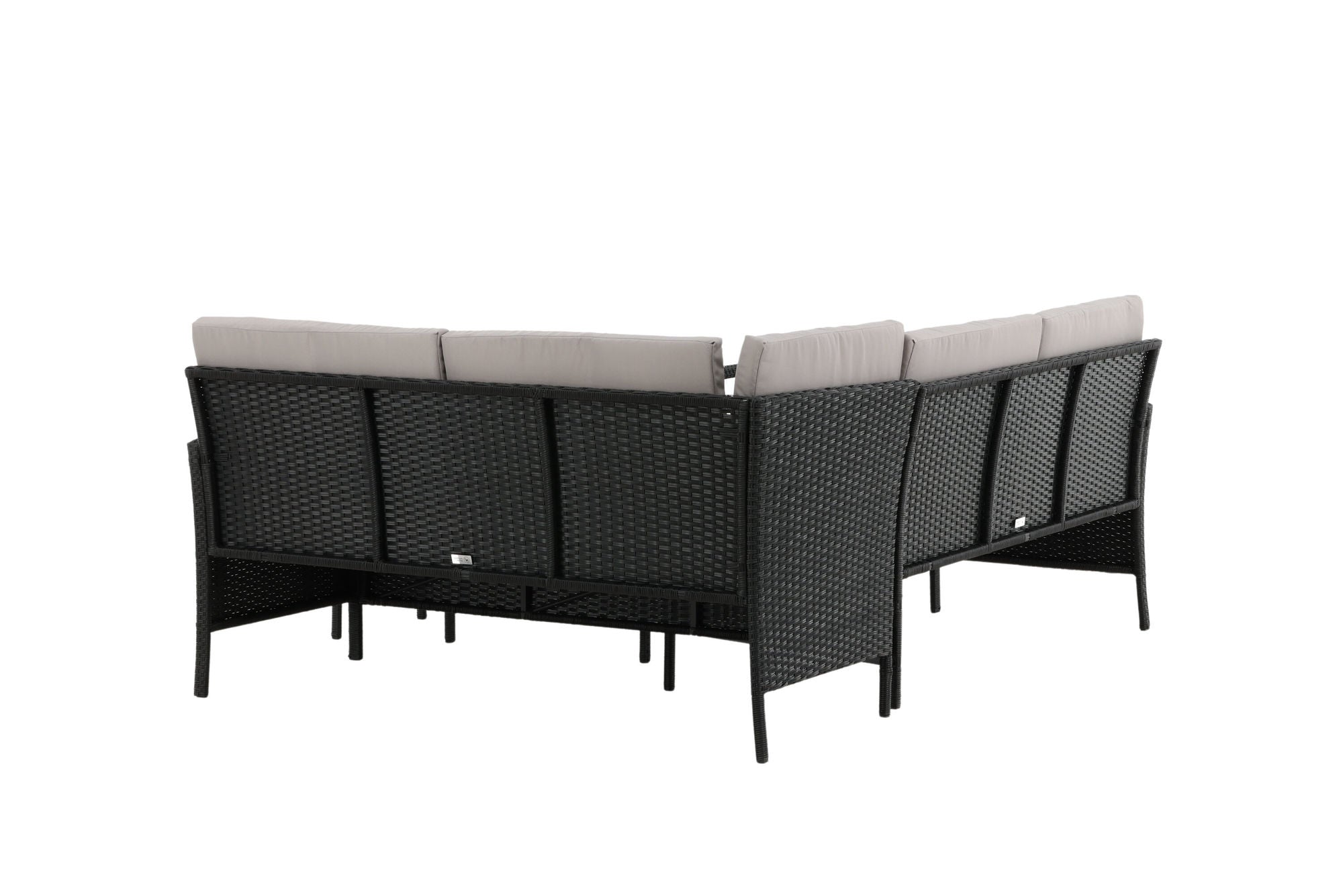 Venture Home Knock - hjørne Sofa- Black/Grey - Wicker -