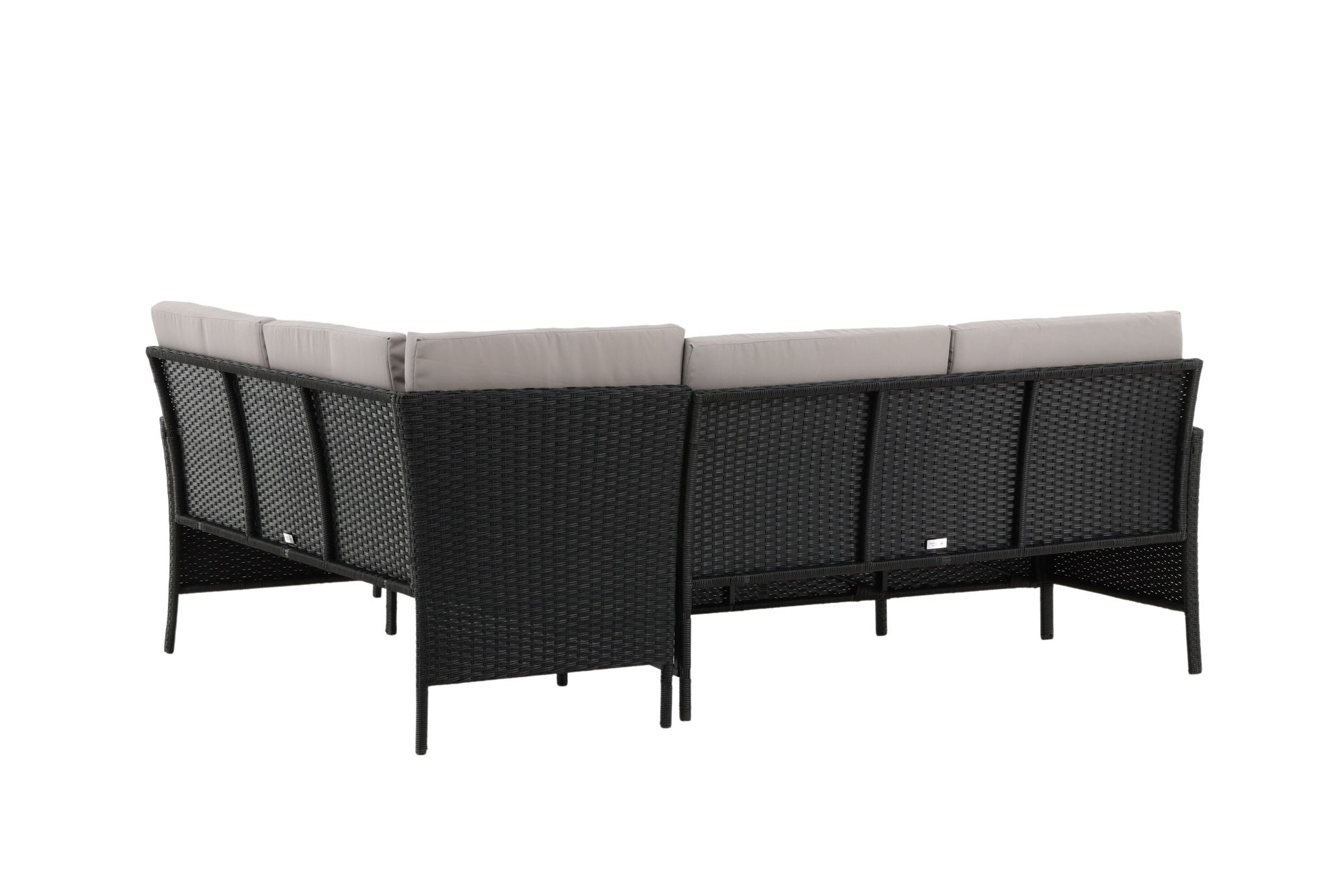 Venture Home Knock - hjørne Sofa- Black/Grey - Wicker -