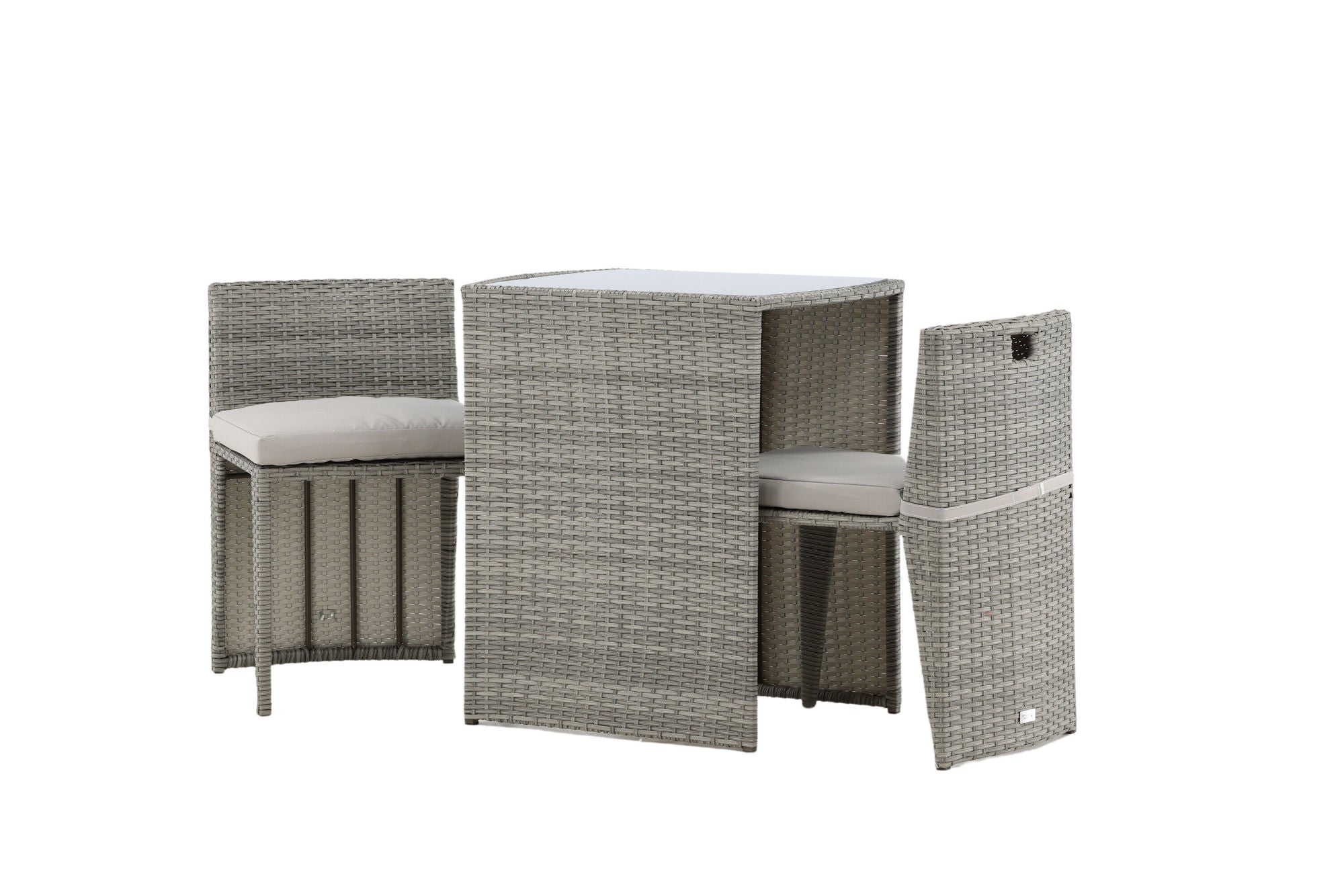Venture Home Savanna - Caféset- Grey - Wicker -