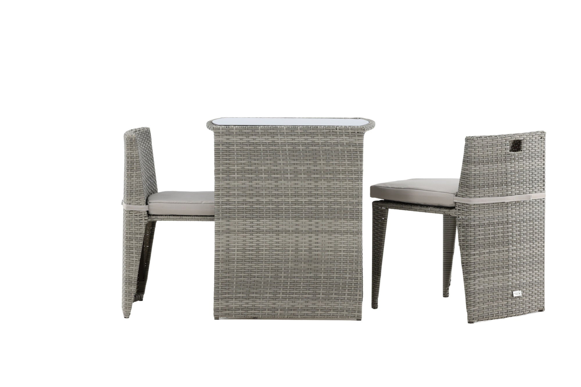 Venture Home Savanna - Caféset- Grey - Wicker -