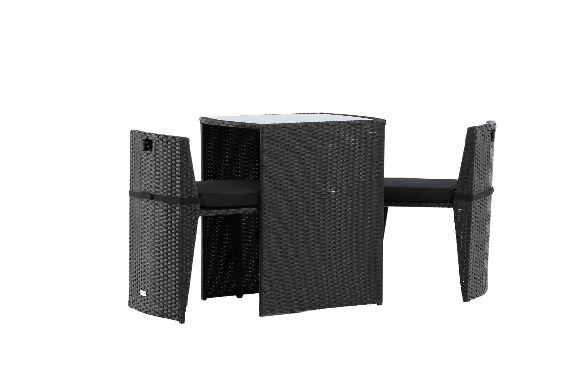 Venture Home Savanna - Caféset- Black - Wicker -