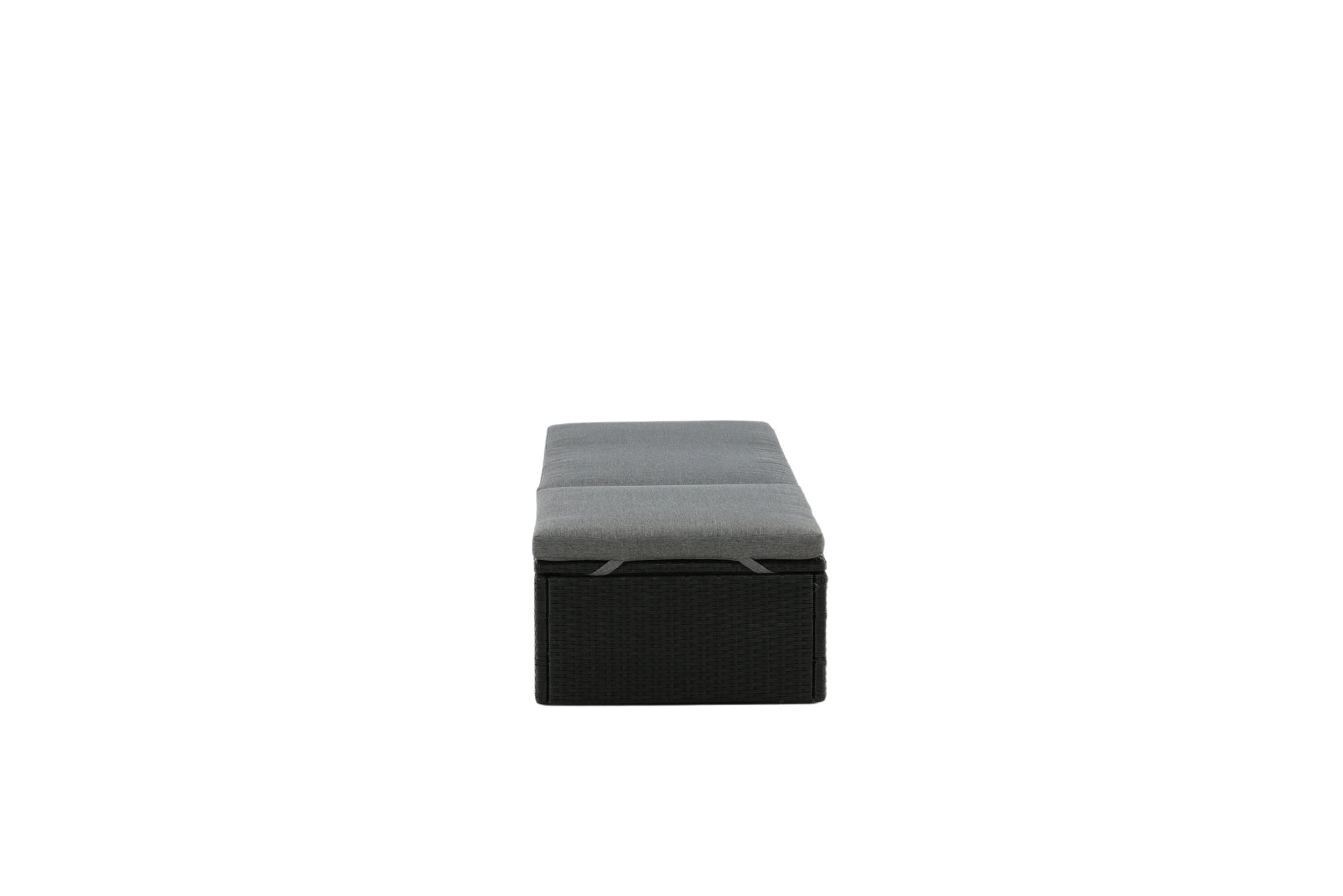Venture Home Quad - Sun Lounge inc. Cushion- Black - Wicker -
