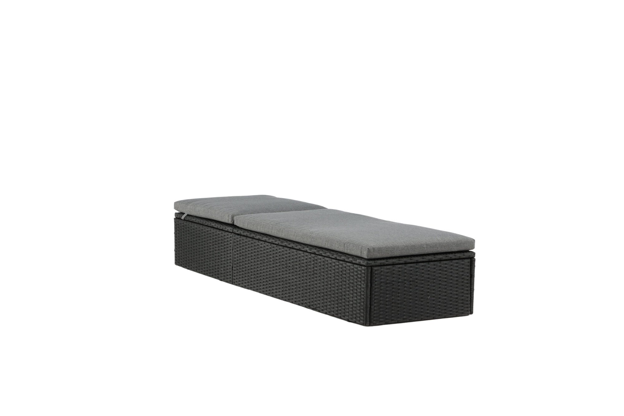 Venture Home Quad - Sun Lounge inc. Cushion- Black - Wicker -