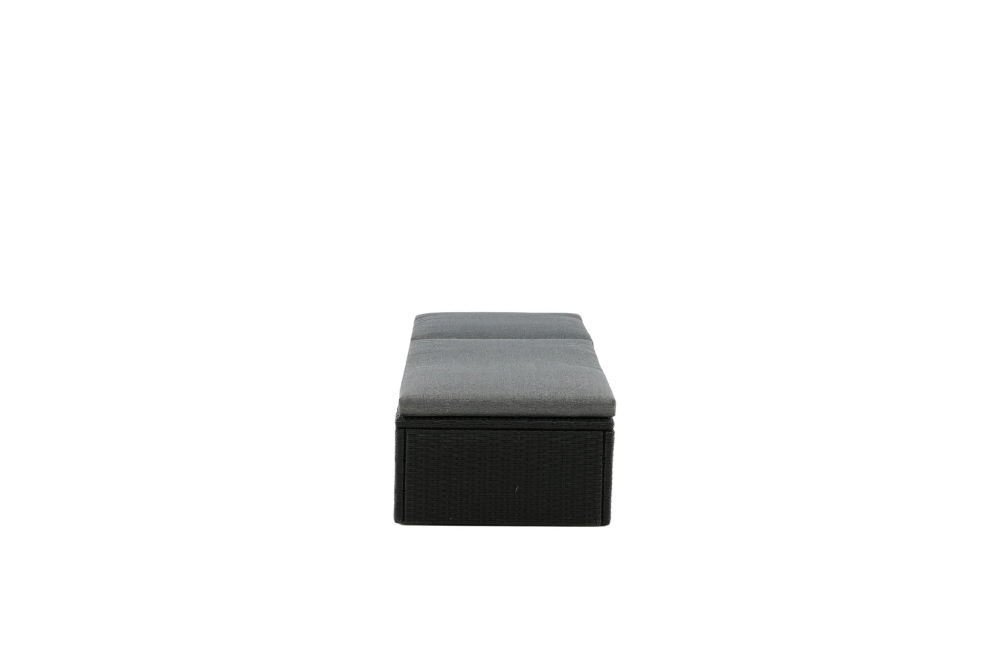 Venture Home Quad - Sun Lounge inc. Cushion- Black - Wicker -