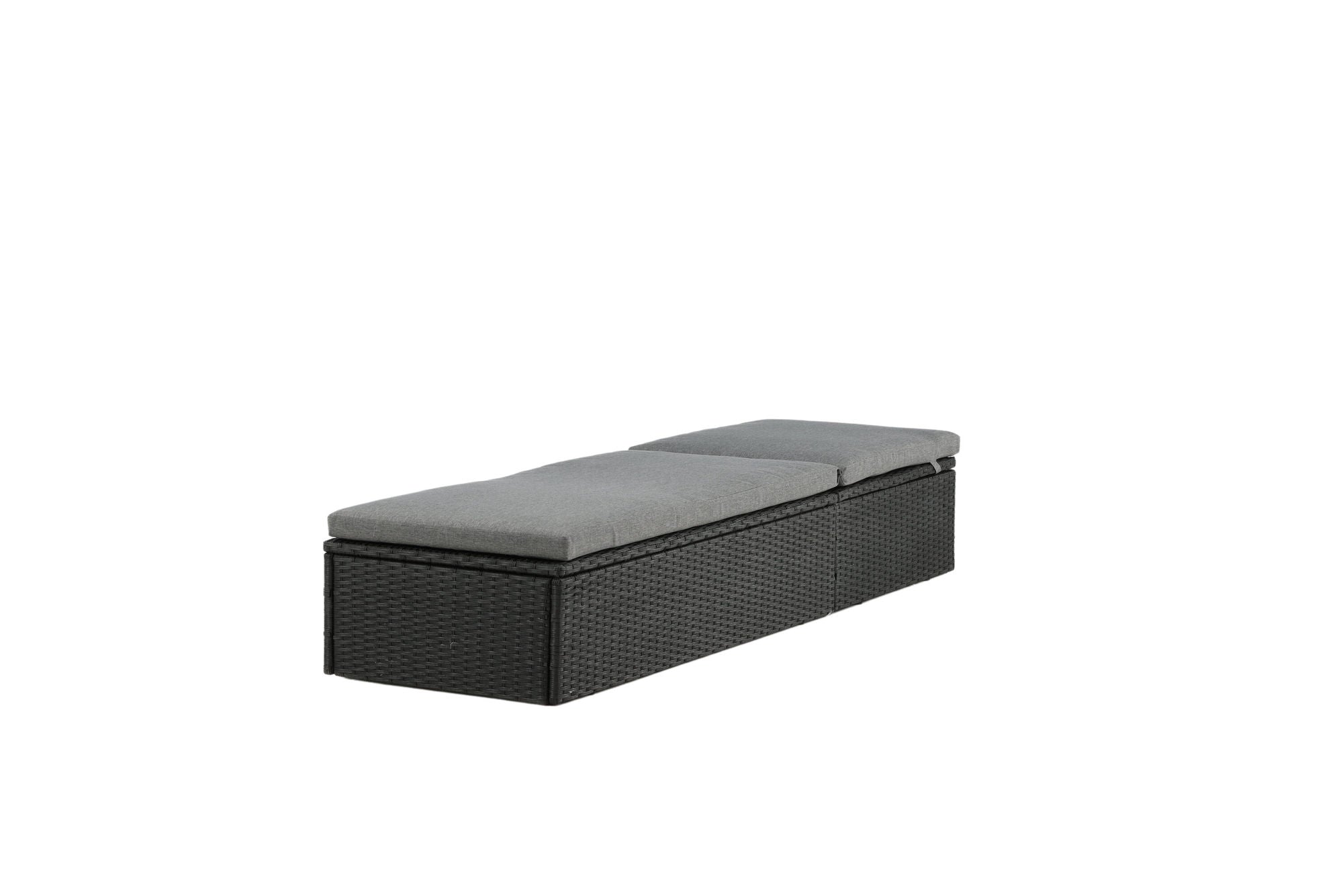 Venture Home Quad - Sun Lounge inc. Cushion- Black - Wicker -
