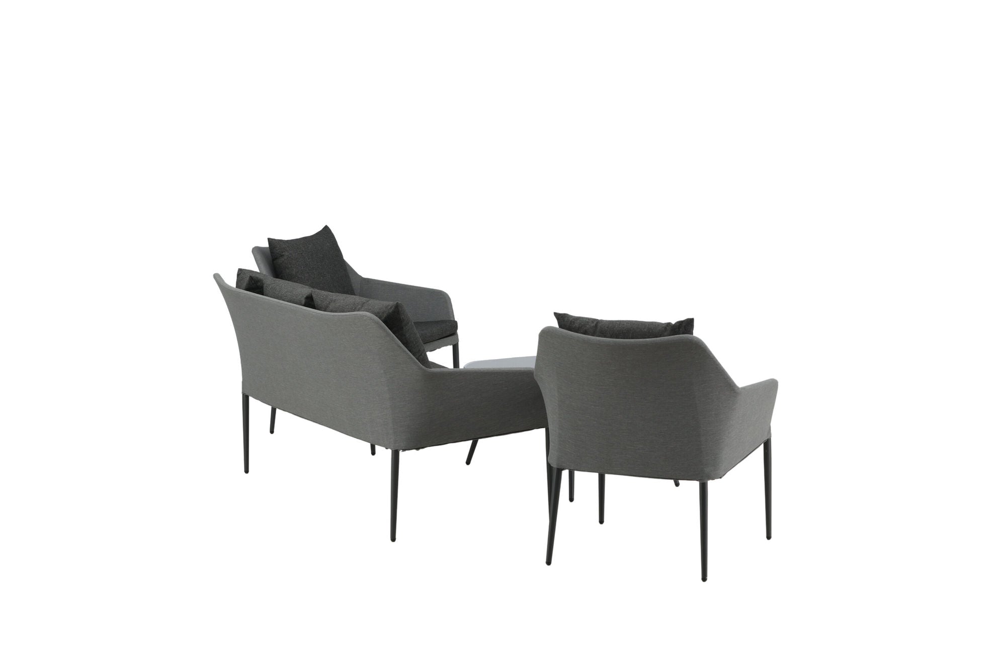 Venture Home Spoga - Sofa Set- Black / Grey - -