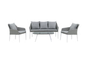 Venture Home Spoga - Sofa Set- White / Grey -  -