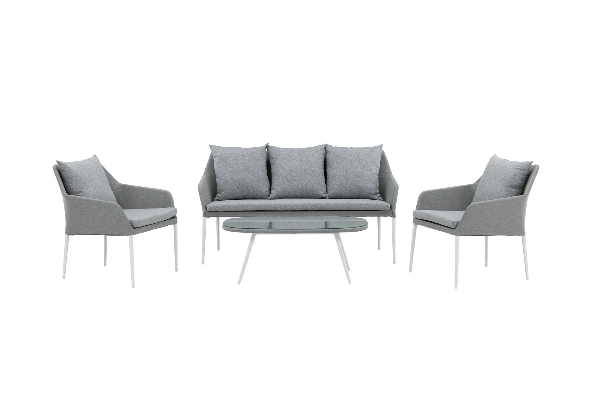 Venture Home Spoga - Sofa Set- White / Grey -  -