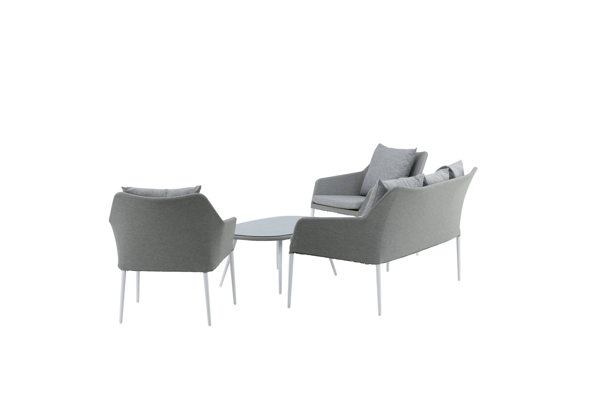 Venture Home Spoga - Sofa Set- White / Grey -  -