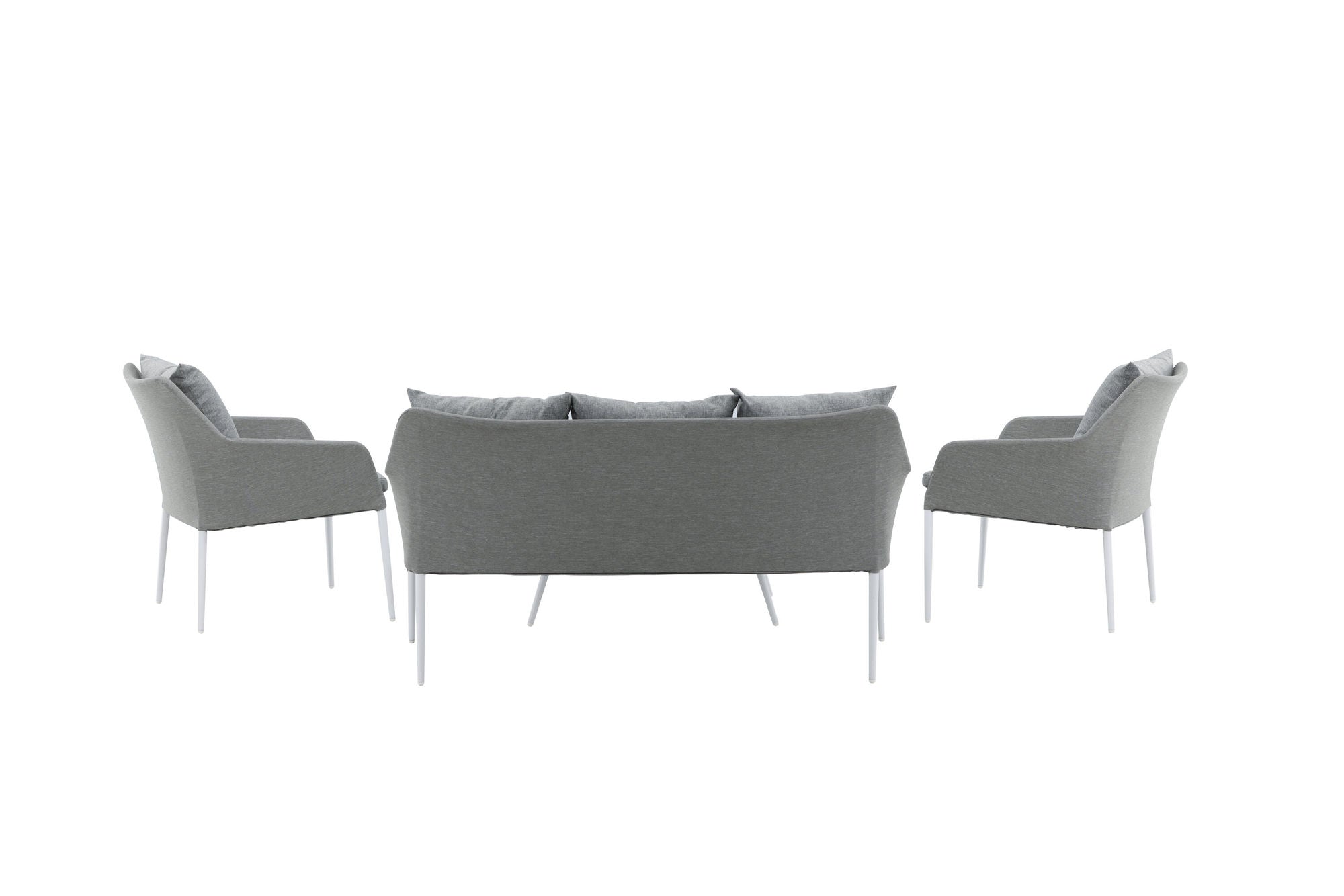 Venture Home Spoga - Sofa Set- White / Grey -  -