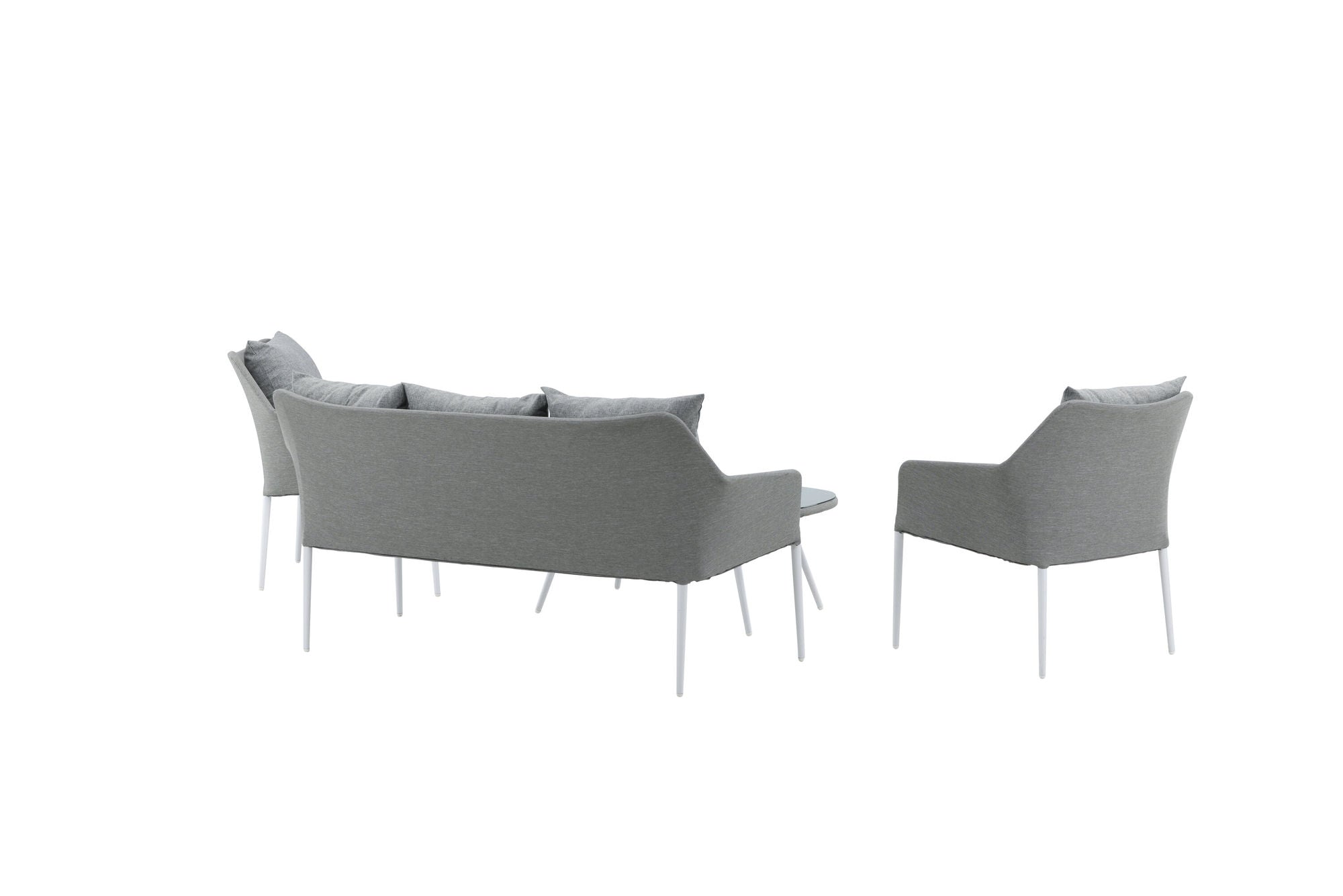 Venture Home Spoga - Sofa Set- White / Grey -  -