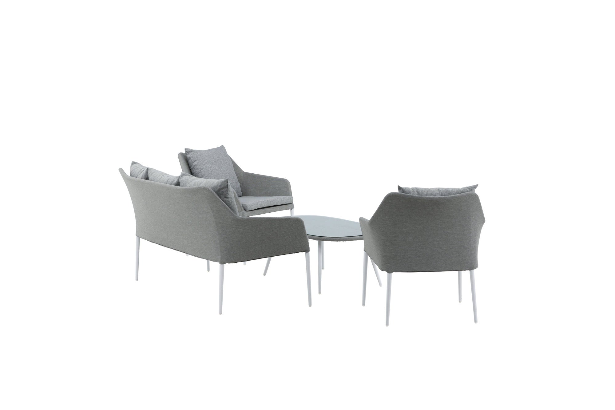 Venture Home Spoga - Sofa Set- White / Grey -  -