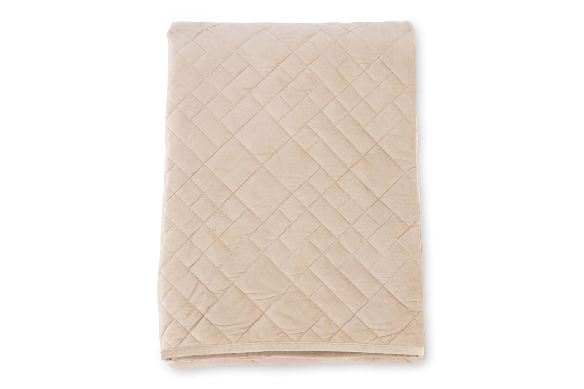 Venture Home Jilly Bedspread Polyester/velvet/microfiber - Beige / - 150*80