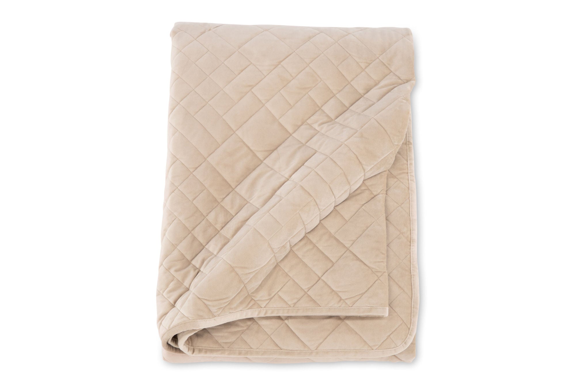 Venture Home Jilly Bedspread Polyester/velvet/microfiber - Beige / - 150*80