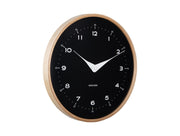 KARLSSON Wall clock Osado Dome wood black