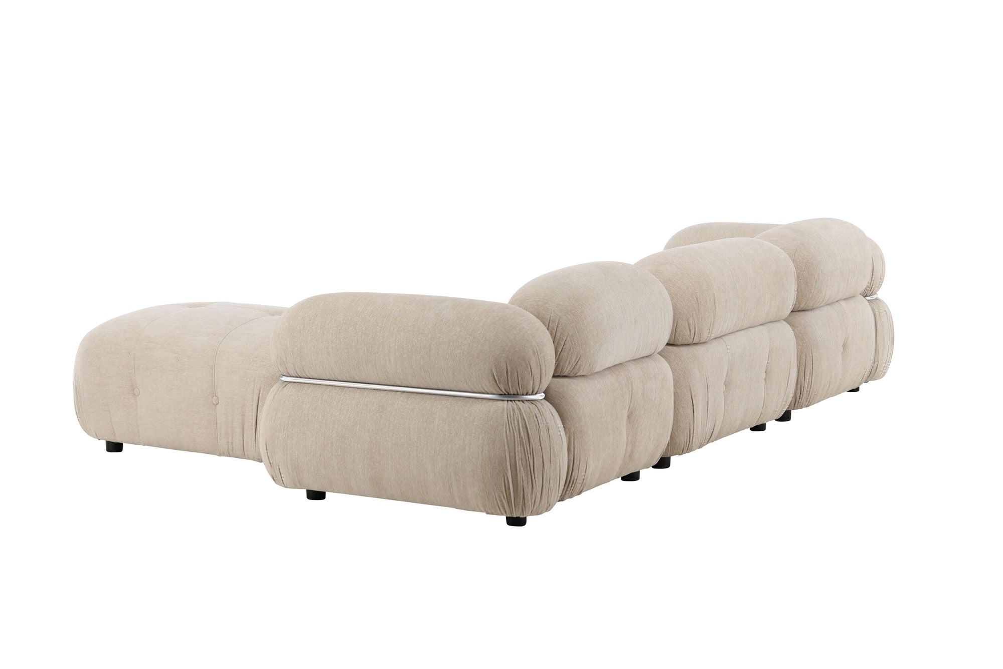 Venture Home Mika Module Sofa Beige/Silver 4 pieces