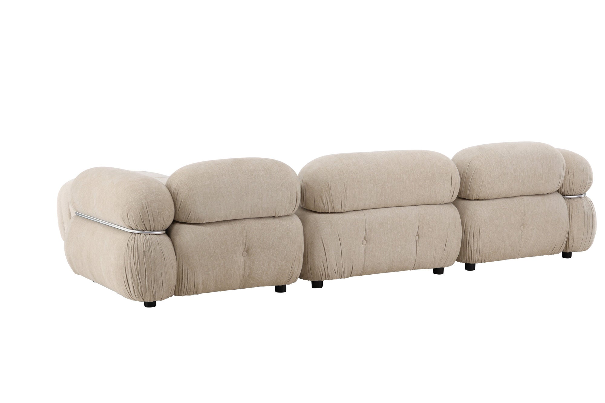 Venture Home Mika Module Sofa Beige/Silver 4 pieces