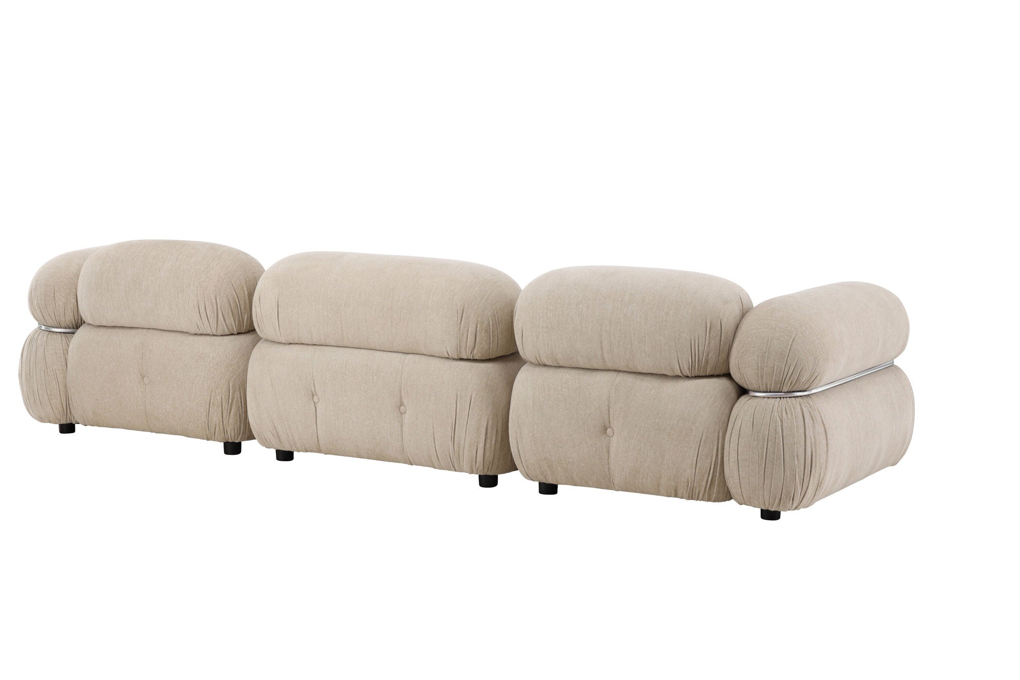 Venture Home Mika Module Sofa Beige/Silver 4 pieces