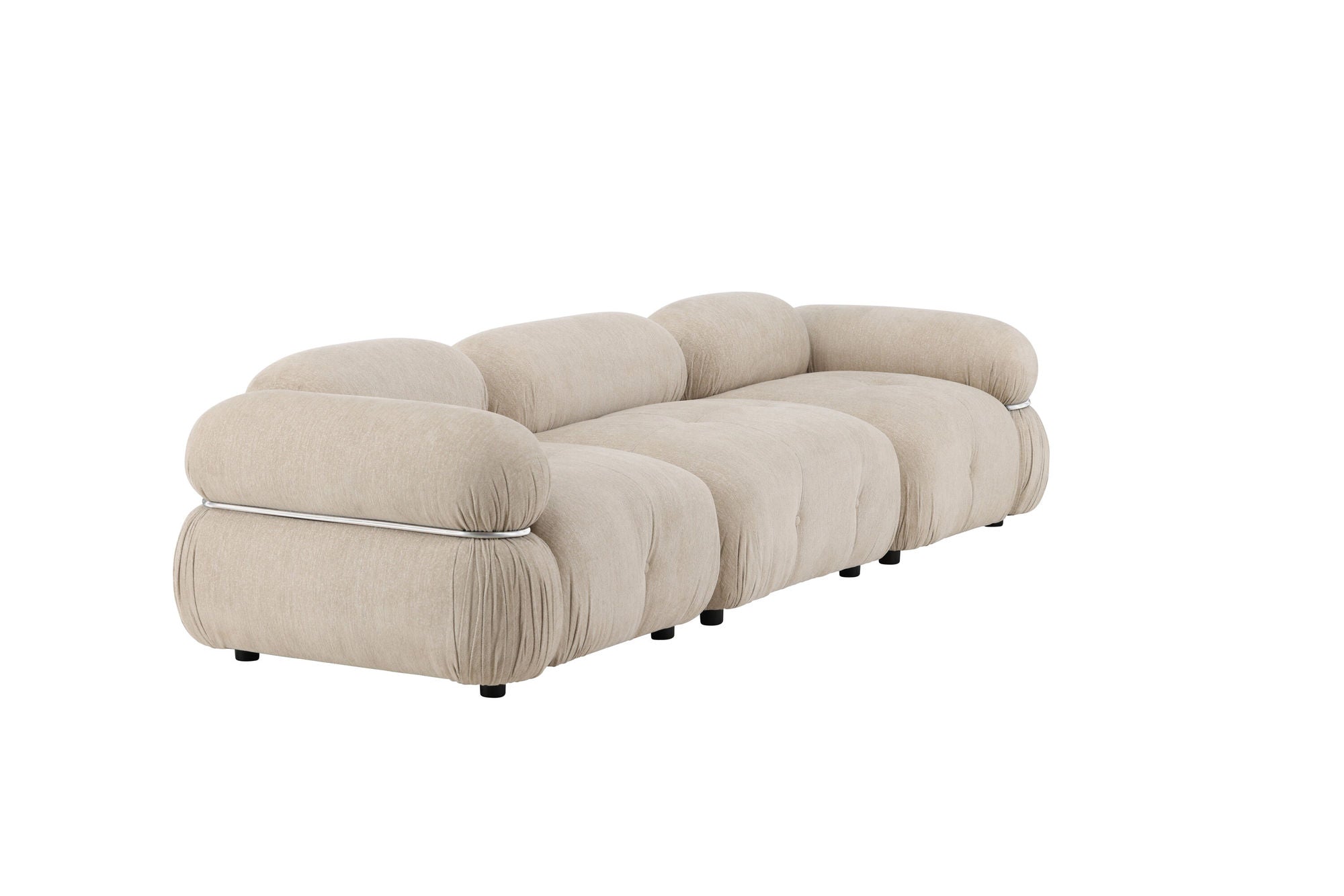 Venture Home Mika Module Sofa Beige/Silver 3 pieces