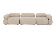 Venture Home Mika Module Sofa Beige/Silver 3 pieces