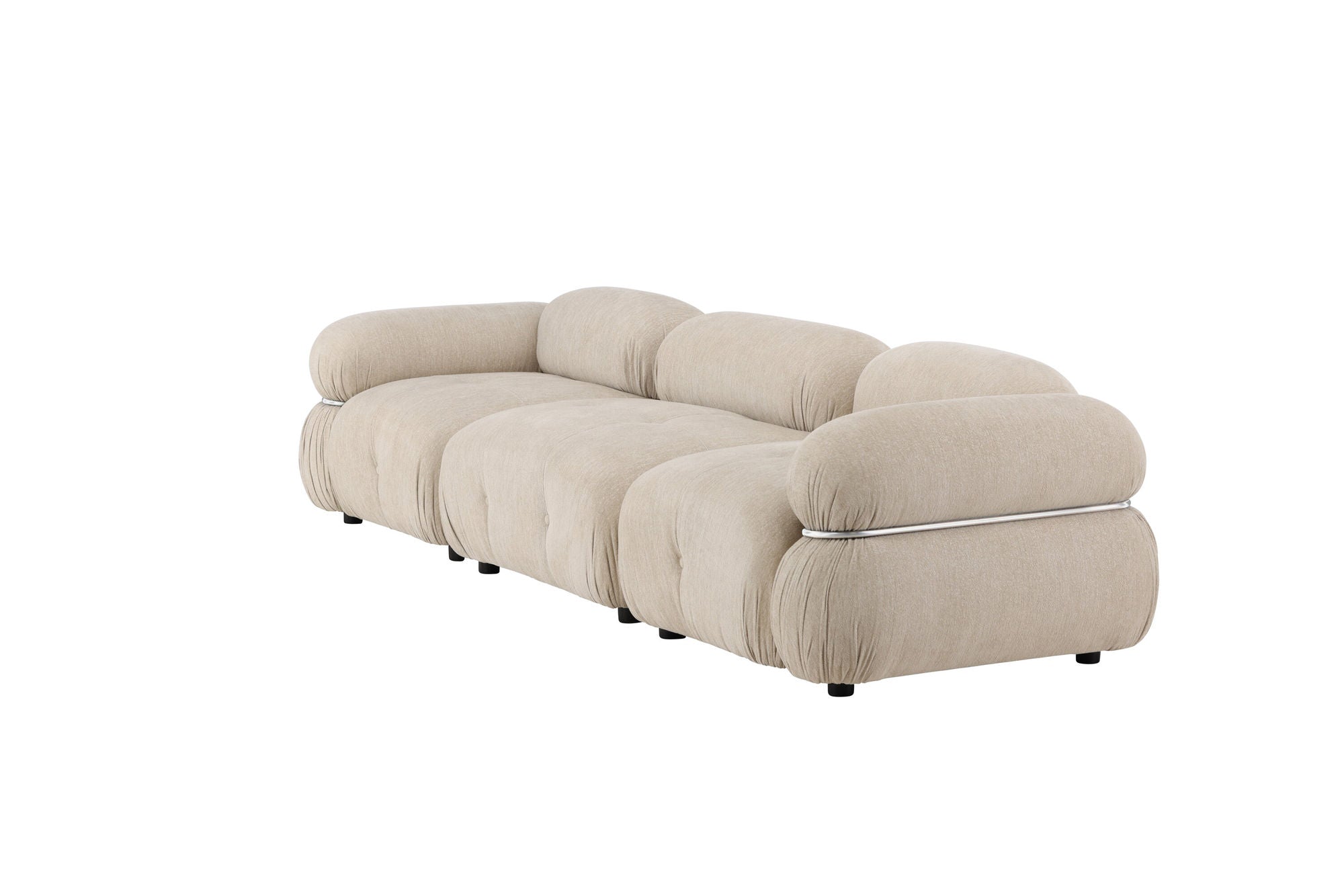 Venture Home Mika Module Sofa Beige/Silver 3 pieces