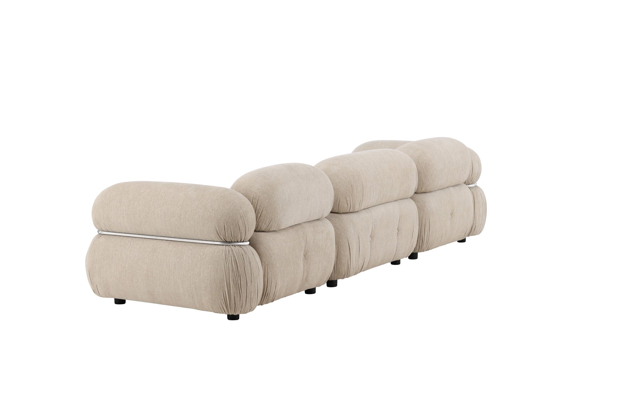 Venture Home Mika Module Sofa Beige/Silver 3 pieces
