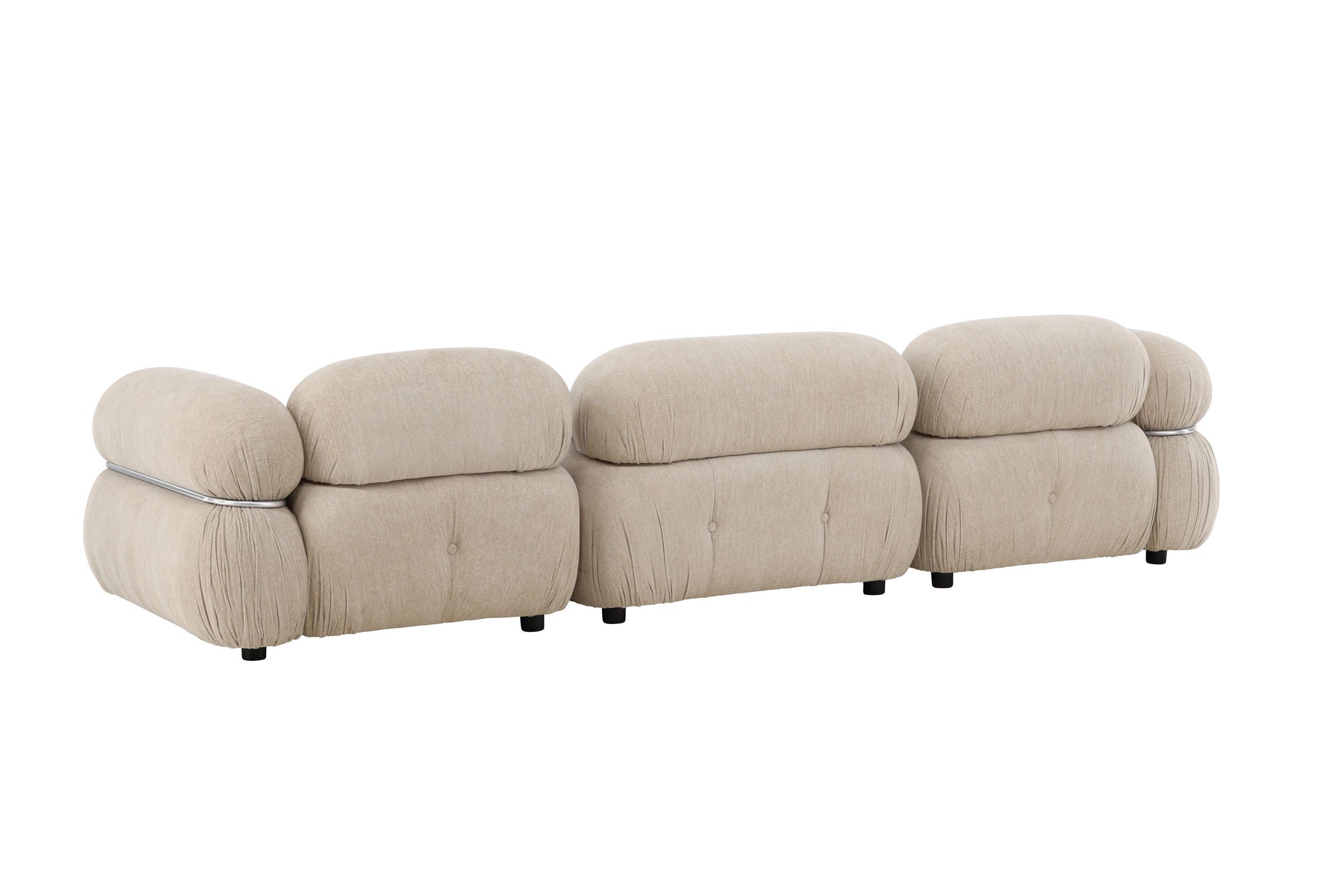 Venture Home Mika Module Sofa Beige/Silver 3 pieces