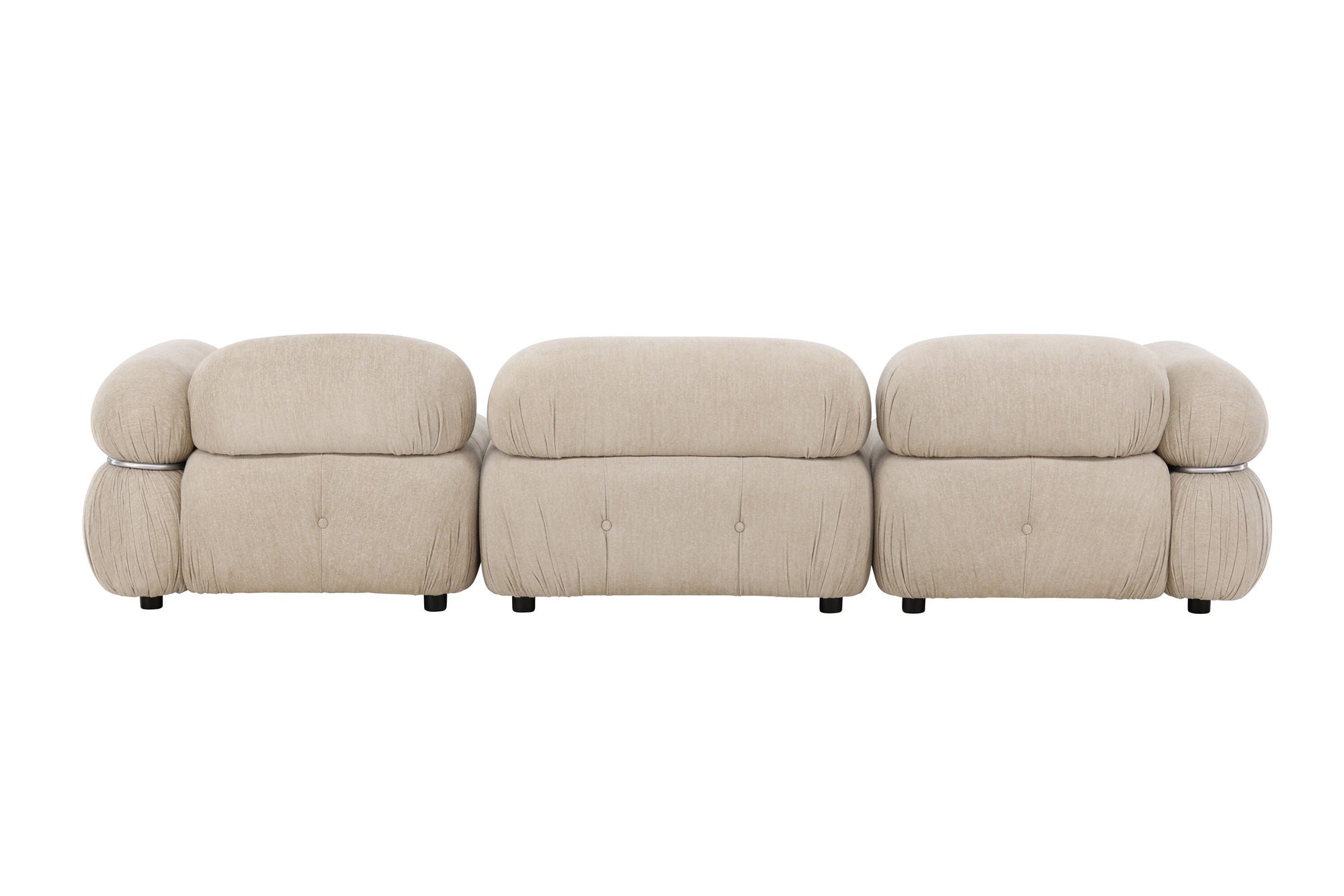 Venture Home Mika Module Sofa Beige/Silver 3 pieces
