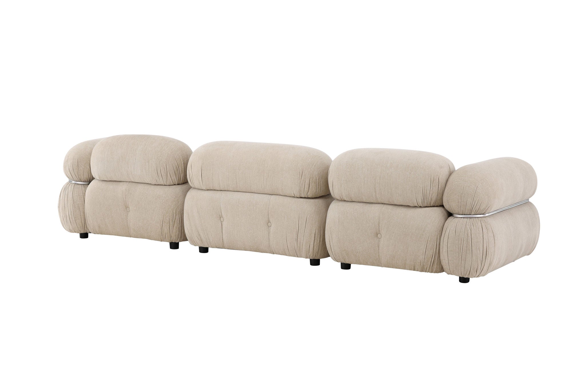 Venture Home Mika Module Sofa Beige/Silver 3 pieces