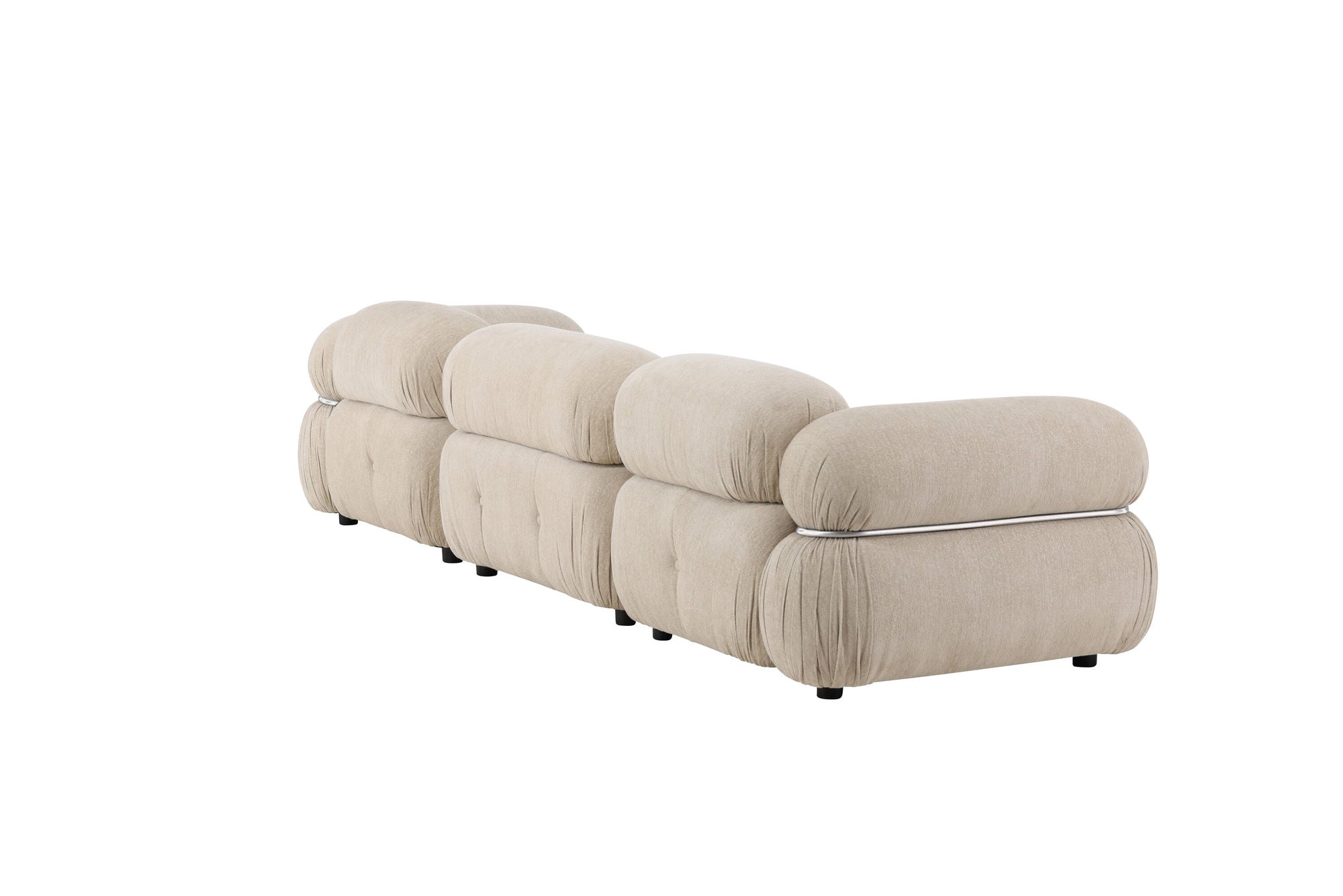 Venture Home Mika Module Sofa Beige/Silver 3 pieces
