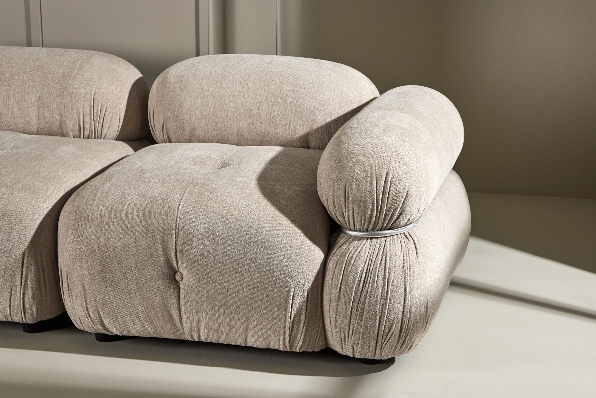 Venture Home Mika Module Sofa Beige/Silver 3 pieces