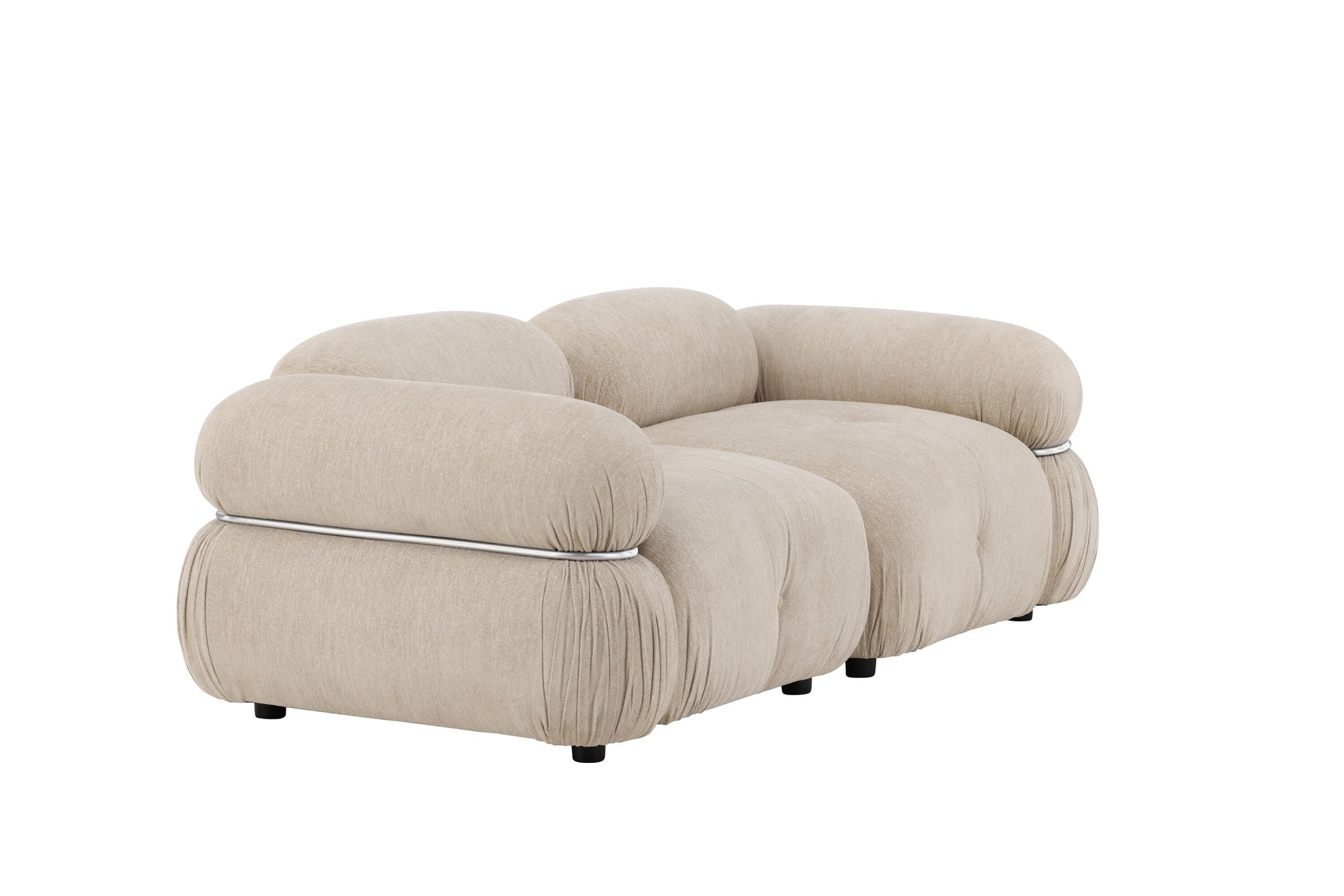 Venture Home Mika Module Sofa Beige/Silver 2 pieces