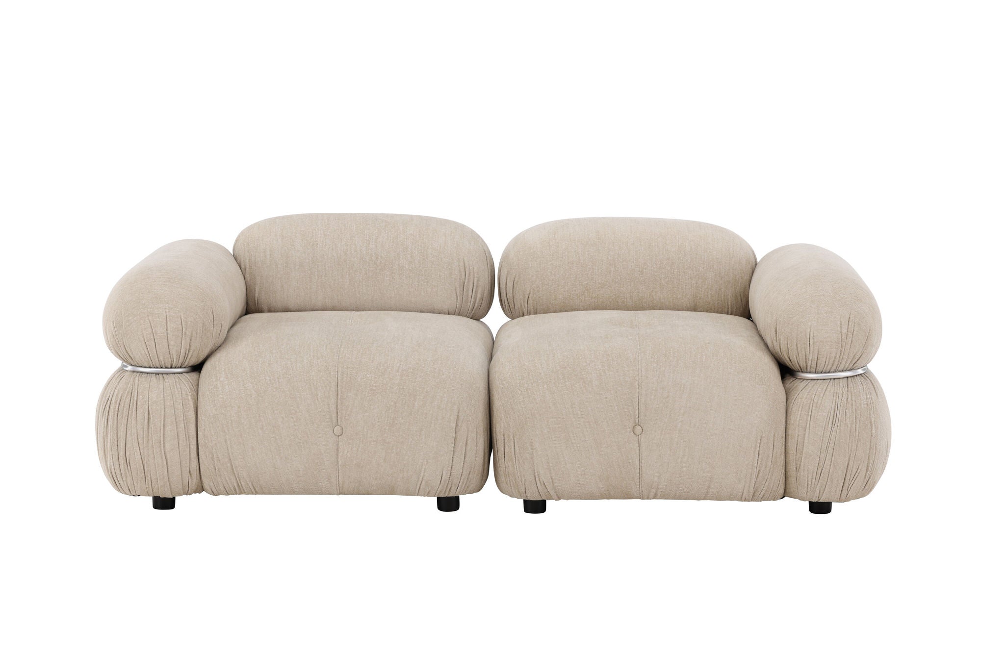 Venture Home Mika Module Sofa Beige/Silver 2 pieces