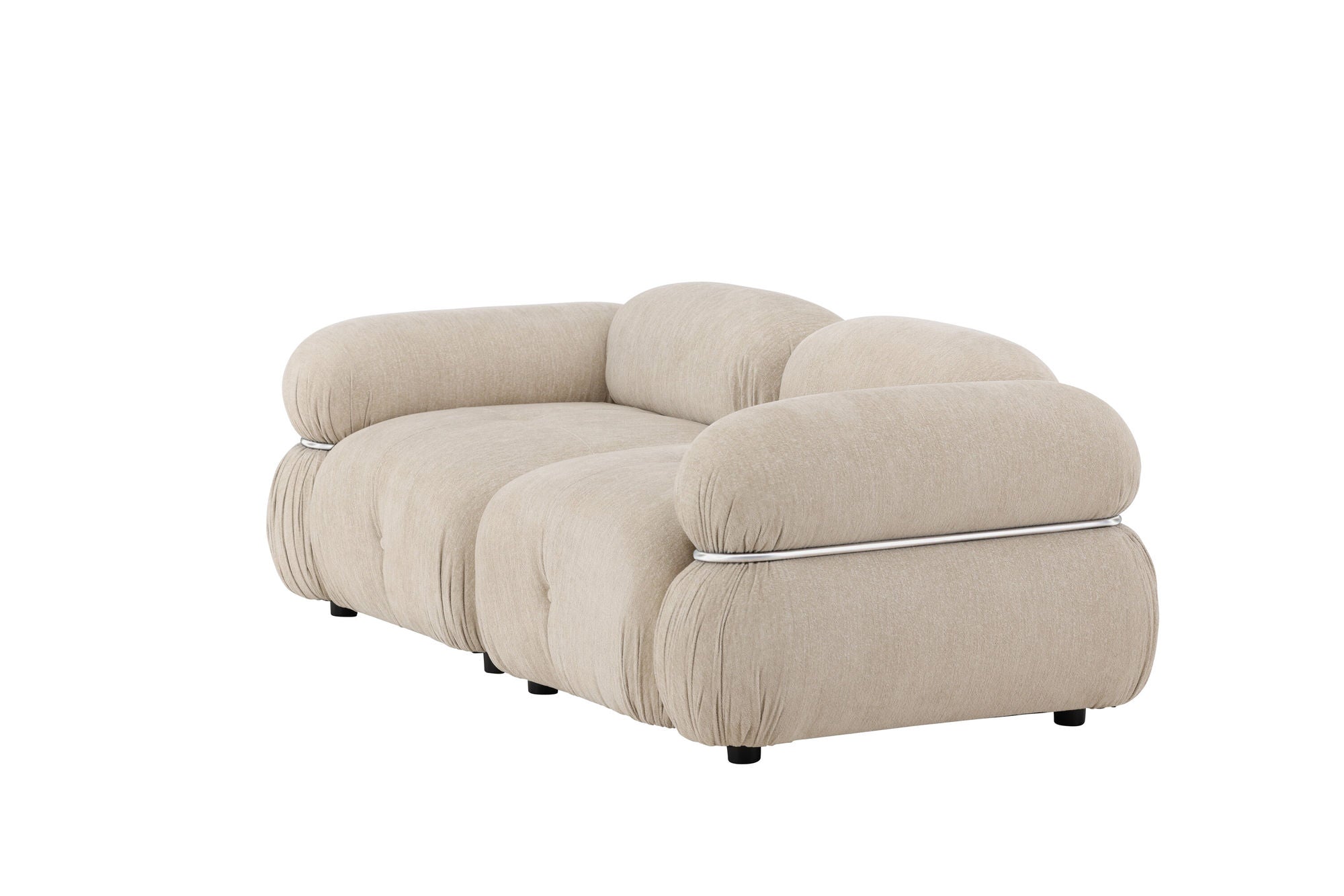 Venture Home Mika Module Sofa Beige/Silver 2 pieces
