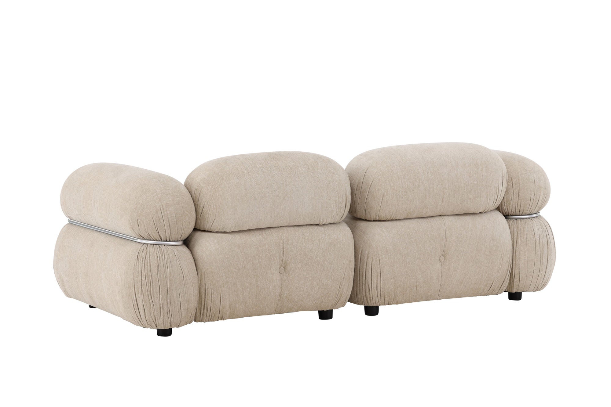 Venture Home Mika Module Sofa Beige/Silver 2 pieces
